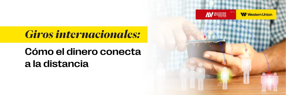 Giros internacionales con conexión global, representado por usuarios móviles