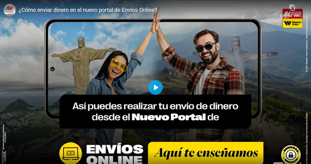 como enviar dinero en el nuevo portal de envios online