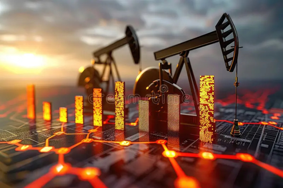 fluctuaciones del mercado bruto analisis de los cambios dinamicos en precios petroleo por barril rastrear patrones subida y 311524580